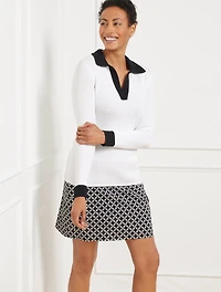 Coolmax® Johnny Collar Sweater