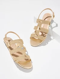 Kalen Raffia Cord Sandals