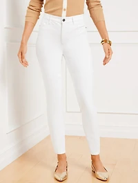 Jeggings - White Curvy Fit