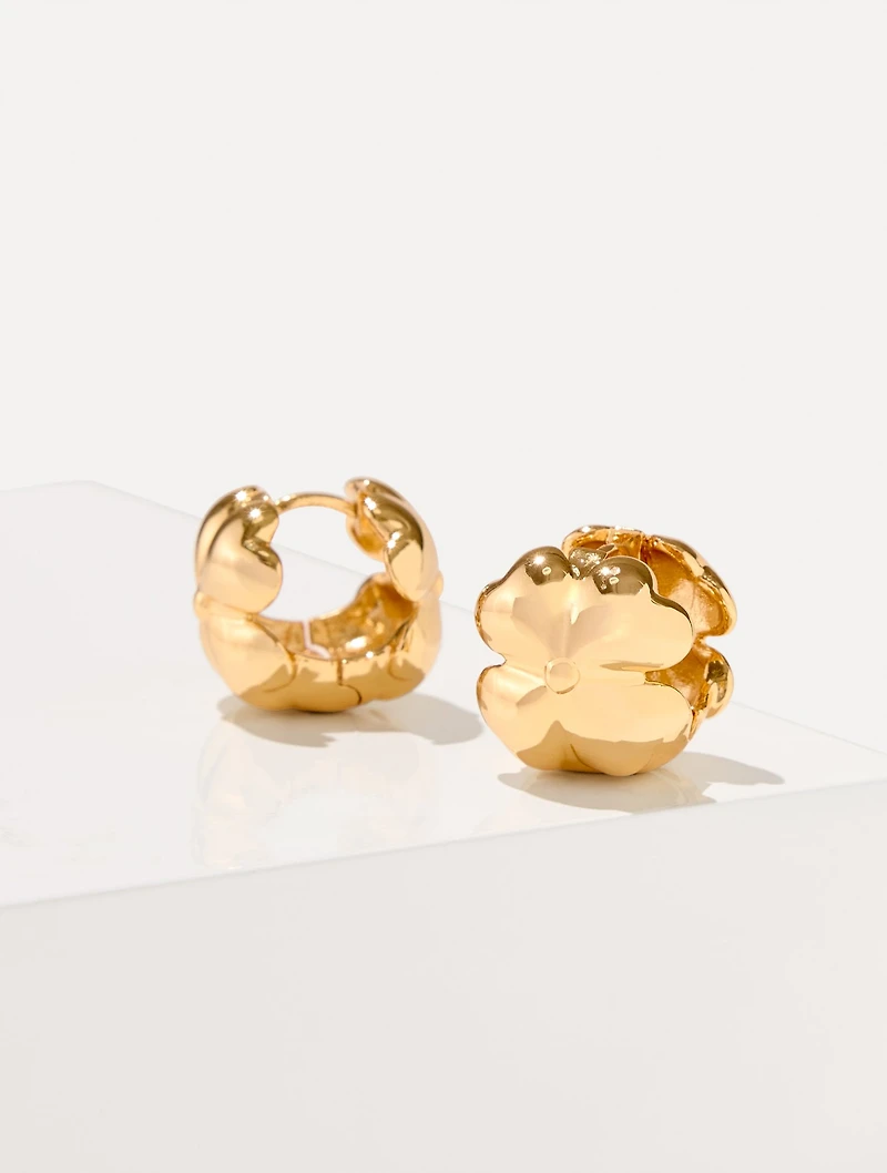 Clover Front Back Earrings