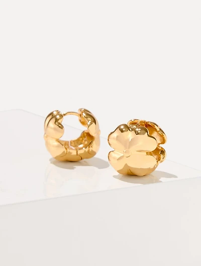 Clover Front Back Earrings