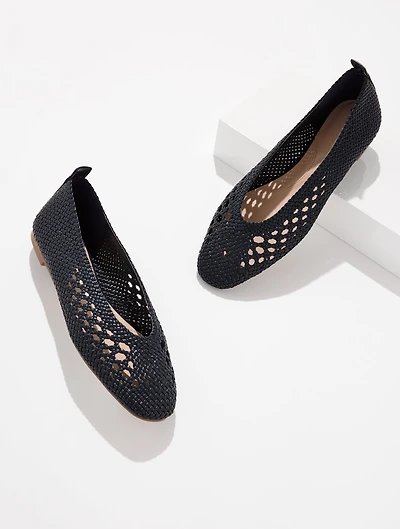 Tana Woven Ballet Flats