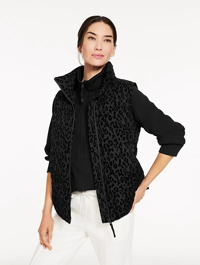 Puffer Vest - Cheetah