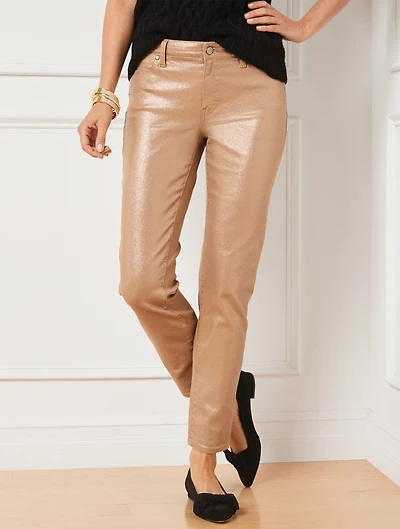 Slim Ankle Jeans - Light Foil