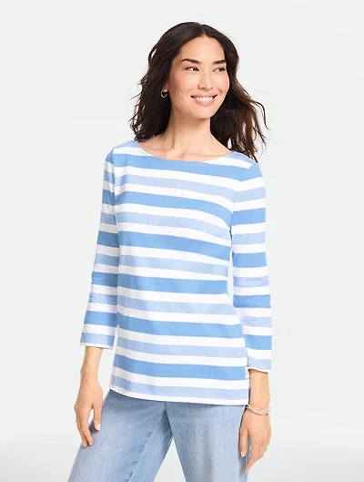 Authentic Talbots Tee - Delila Stripe