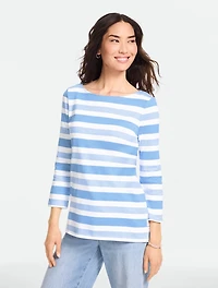 Authentic Talbots Tee - Delila Stripe