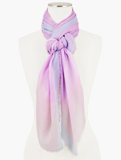 Spring Colorblock Oblong Scarf