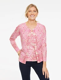 Charming Cardigan - Medallion Paisley