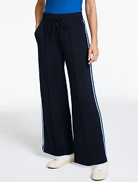 AirKnit Stretch Wide Leg Pants - Contrast Stripe