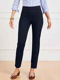 Talbots Chatham Cotton Bi-Stretch Slim Ankle Pants - Curvy Fit