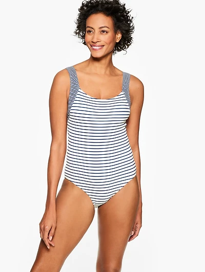 Sun Ocean Sand Scoop Neck One Piece