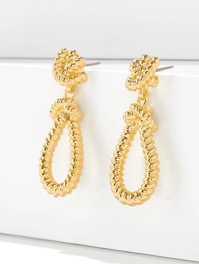 Nautical Knots Drop Earrings