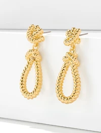 Nautical Knots Drop Earrings