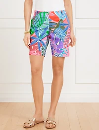 Relaxed Chino Shorts - Paradise Foliage