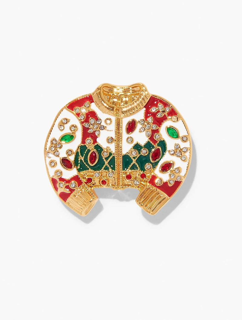 Festive Sweater Brooch