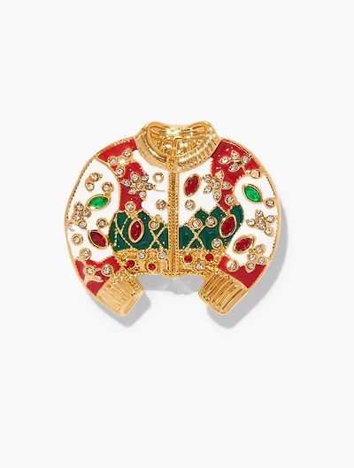 Festive Sweater Brooch