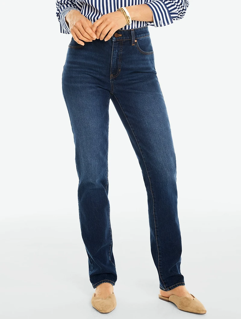 Straight Leg Jeans - Norfolk Wash Curvy Fit