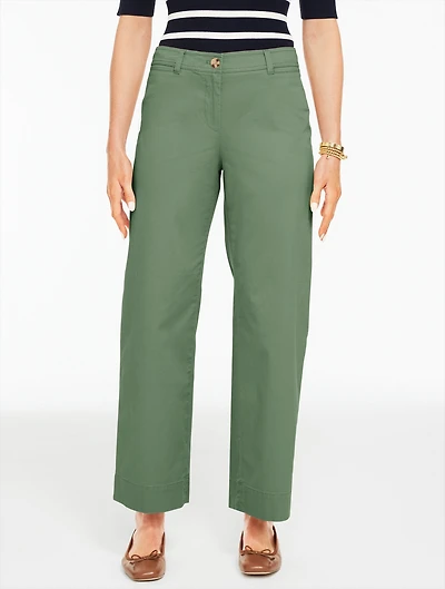Wide Ankle Heritage Twill Pants