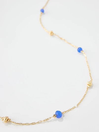 Delicate Dots Station Necklace