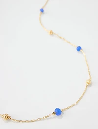 Delicate Dots Station Necklace