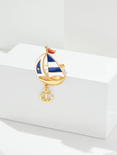 Gone Sailing Brooch
