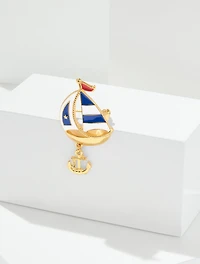 Gone Sailing Brooch