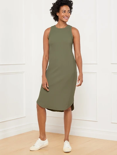Contour Stretch Rib Tank Dress