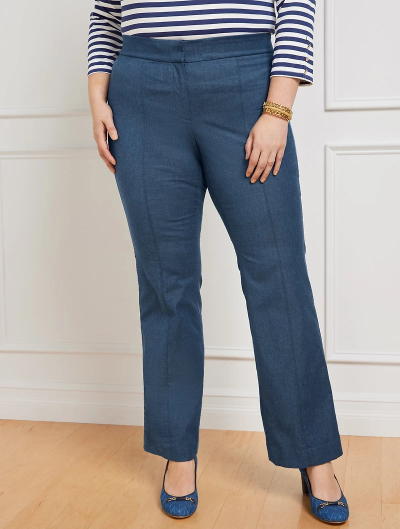 Plus Exclusive Talbots Portland Trouser - Faux Denim
