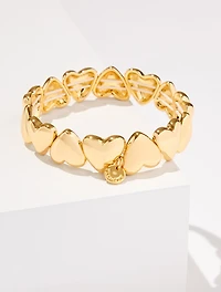 Soft Hearts Stretch Bracelet