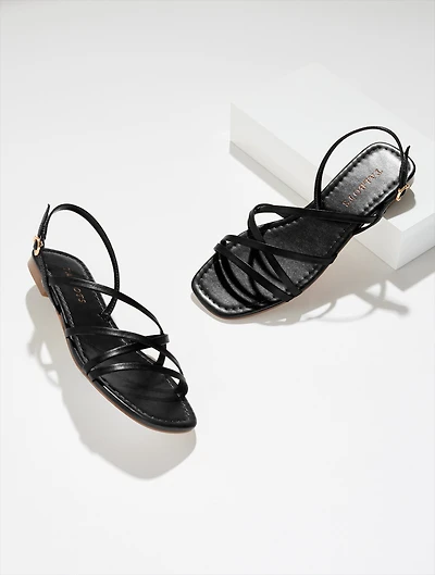 Liana Strappy Nappa Flats