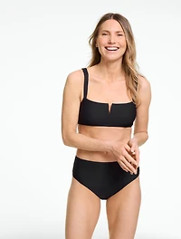 Aqua Club V-Neck Bikini Top - Ottoman