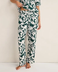 Organic Cotton Gauze Tropical Pajama Pants