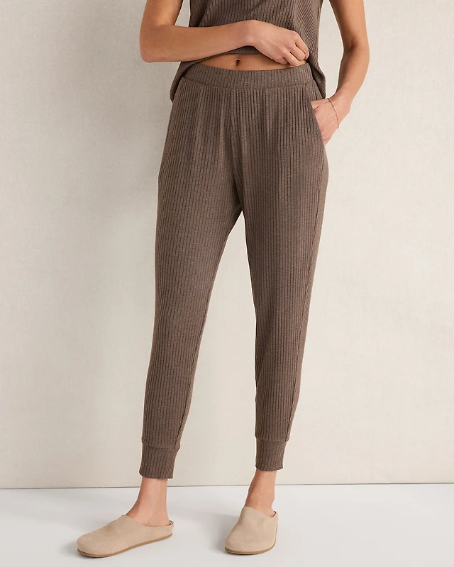 Resti Drapey Rib Knit Joggers