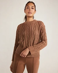 Organic Cotton Cable Knit Sweater