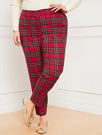 Plus Exclusive Talbots Hampshire Ankle Pants - Celebrating Plaid