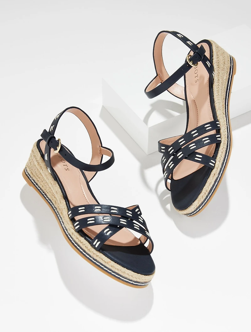 Pamela Vachetta Wedge Sandals