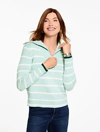Half-Zip Sweater - Stripe