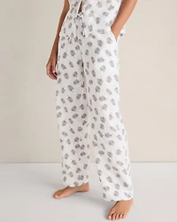 Organic Cotton Gauze Tossed Fern Pajama Pants