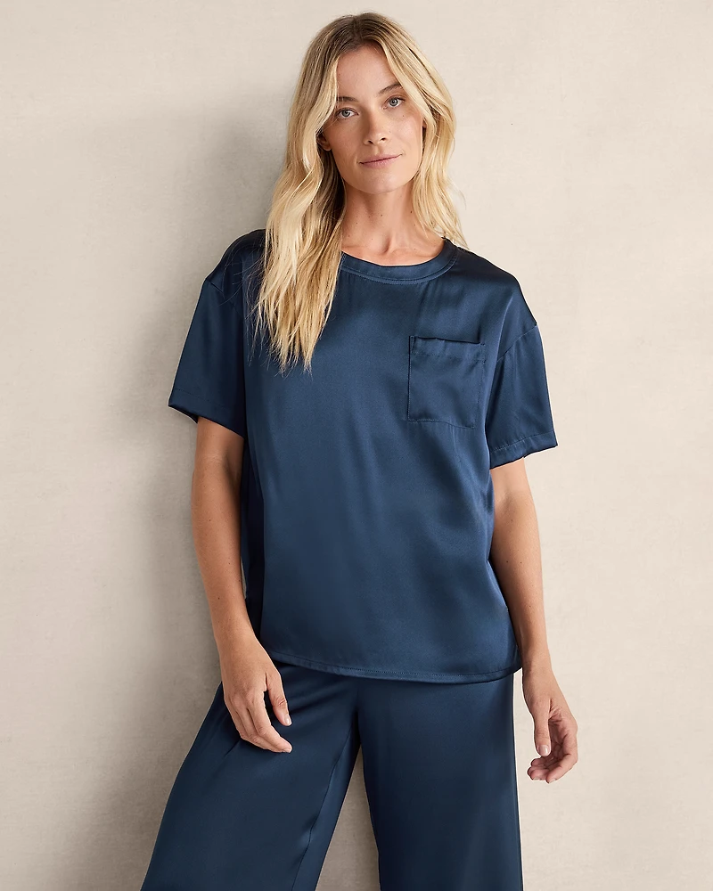 Washable Silk Sleep Top