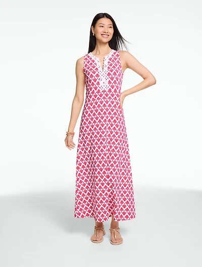 Effortless Jersey Sleeveless Maxi Dress - Fanning Daisy