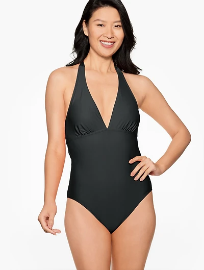 Aqua Club Halter One-Piece Swimsuit