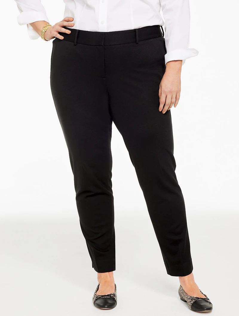 Talbots Hampshire Straight Ankle Pants - Ponte