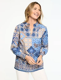 Casablanca Poplin Top