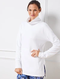 Inner Fleece Funnel Neck Pullover