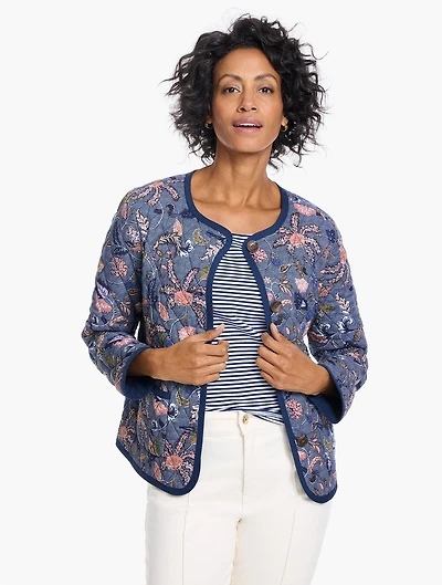 Quilted Jacket - Fresh Poppy