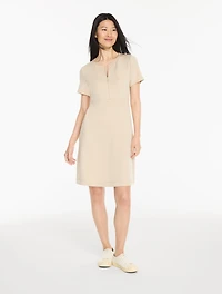 AirKnit Stretch Zip Front Dress