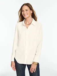 Soft Button Front Shirt