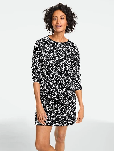 Sunny Floral Jacquard Pullover