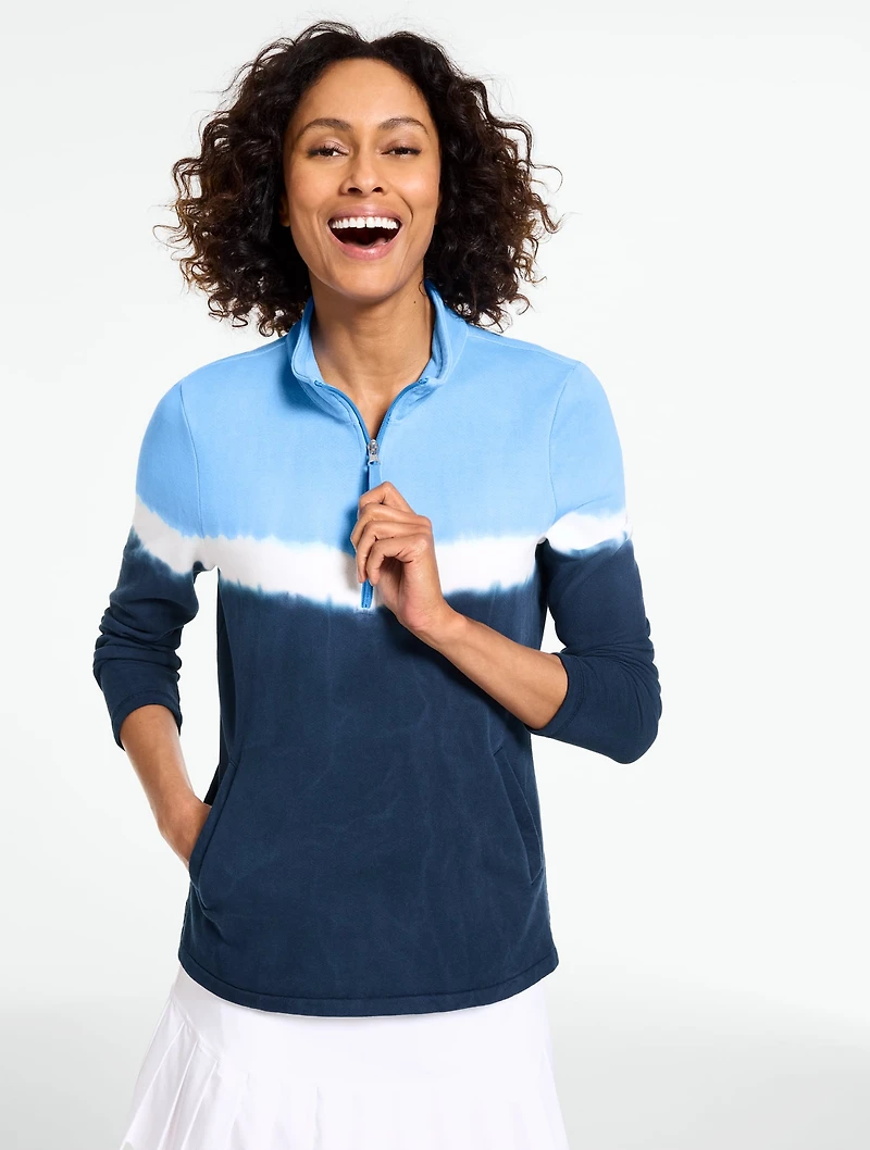 Half-Zip Pullover - Tie-Dye