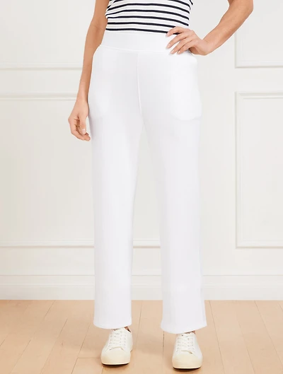 Straight Leg Seaside French Terry Pants